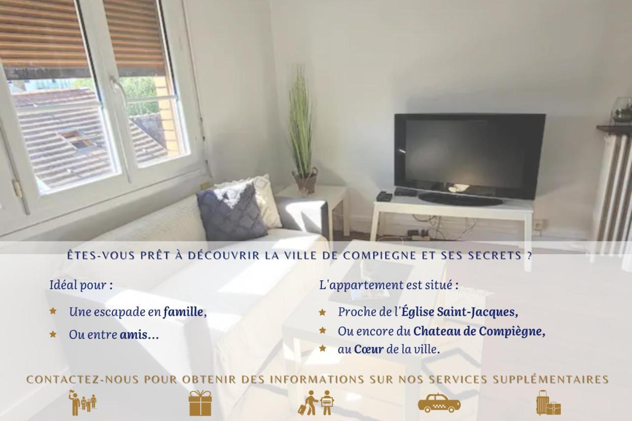 L'Ensoleille De Compiegne - Lumineux & Spacieux Bagian luar foto